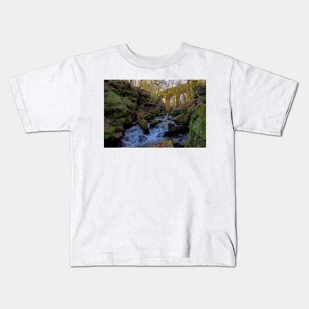 Fairies Chapel Healey Dell Kids T-Shirt by avrilharris